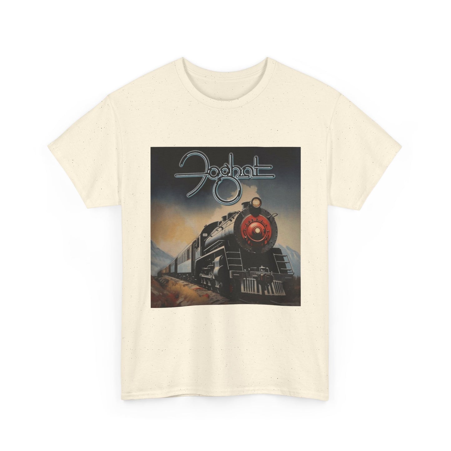 FogHat Tshirt Vintage Rock Poster Retro 70s Woodstock Unisex Heavy Cotton Tee q