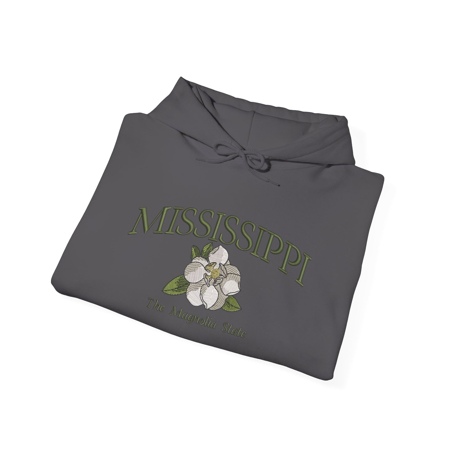 Mississippi The Magnolia State Graphic Hoodie Heavy Blend Sweatshirt NEW