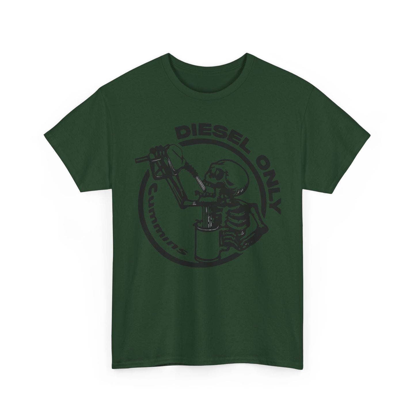 Diesel Only Cummins Graphic T Shirt Unisex Heavy Cotton Tee NEW