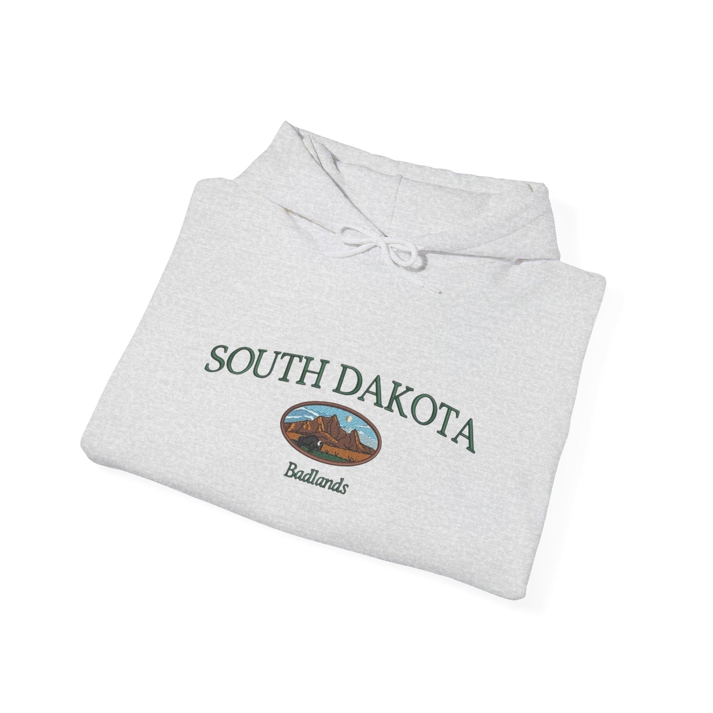 South Dakota Badlands Graphic Hoodie Heavy Blend Sweatshirt NEW