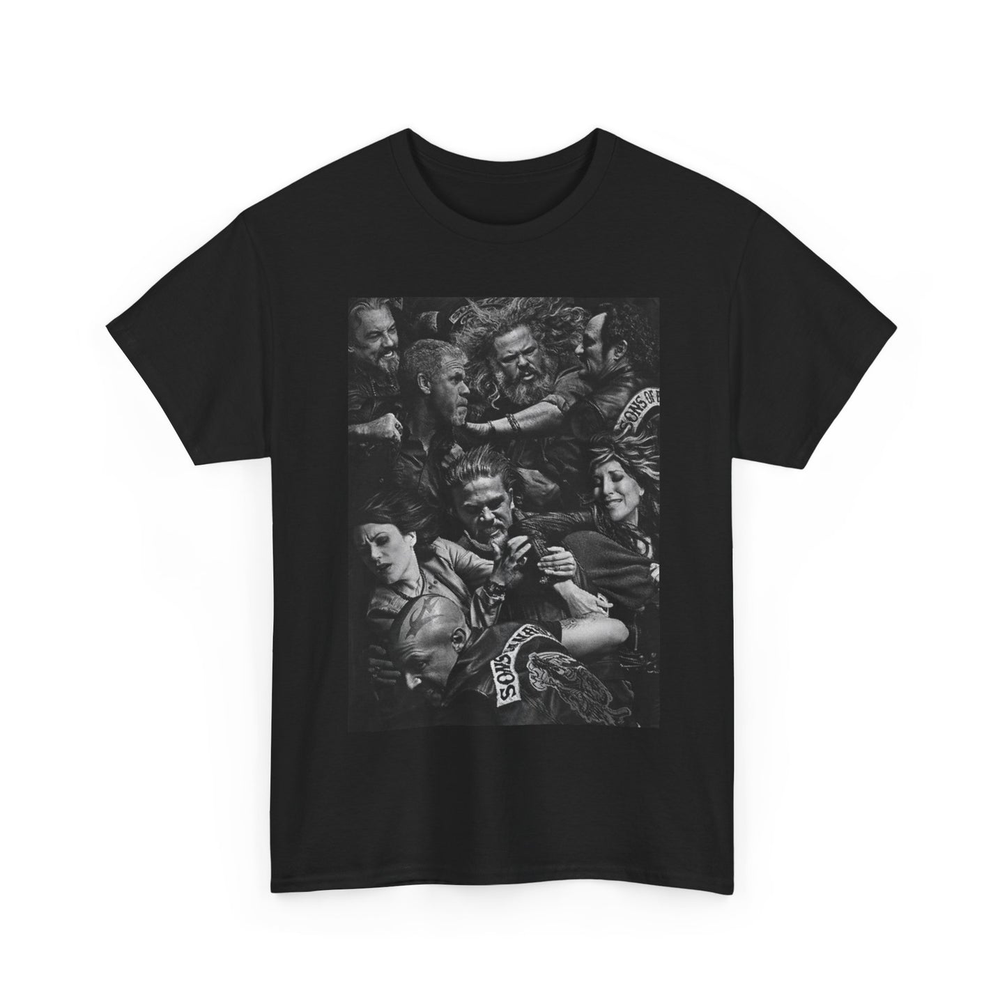 Sons Of Anarchy Tshirt California Biker Harley Davidson Unisex Heavy Cotton Tee