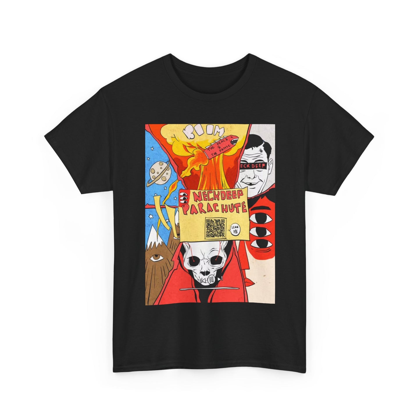 Neck Deep T-shirt UK punk rock world tour album Unisex Heavy Cotton Tee
