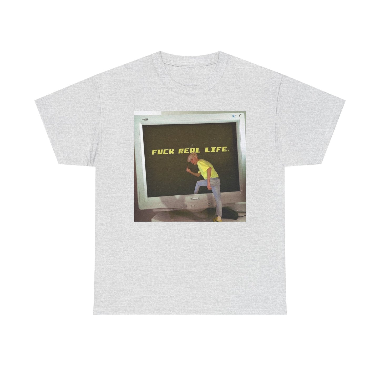 F Life Funny Jokes Graphic T Shirt Unisex Heavy Cotton Tee Gift New
