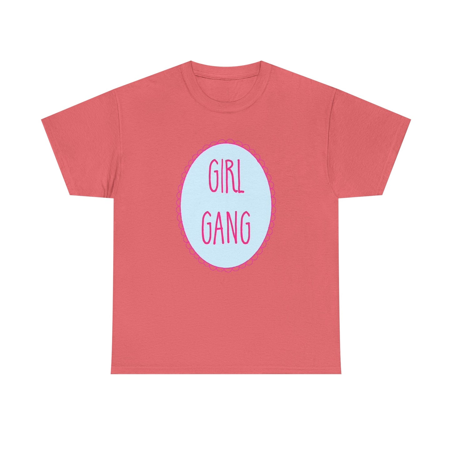 Girl Gang T Shirt Baby Shower Reveal Graphic Unisex Heavy Cotton Tee