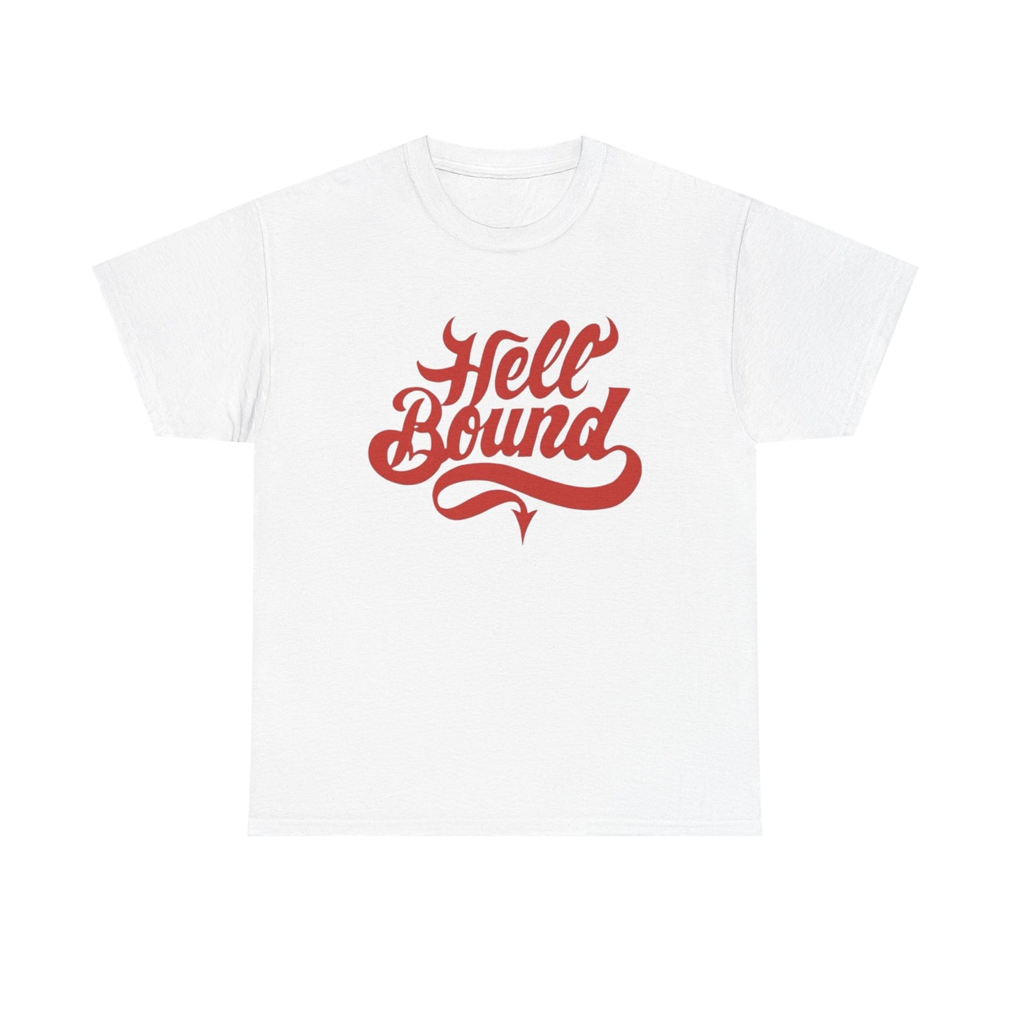 Whiskey Bent And Hell Bound Graphic T-Shirt Unisex Heavy Cotton Tee NEW