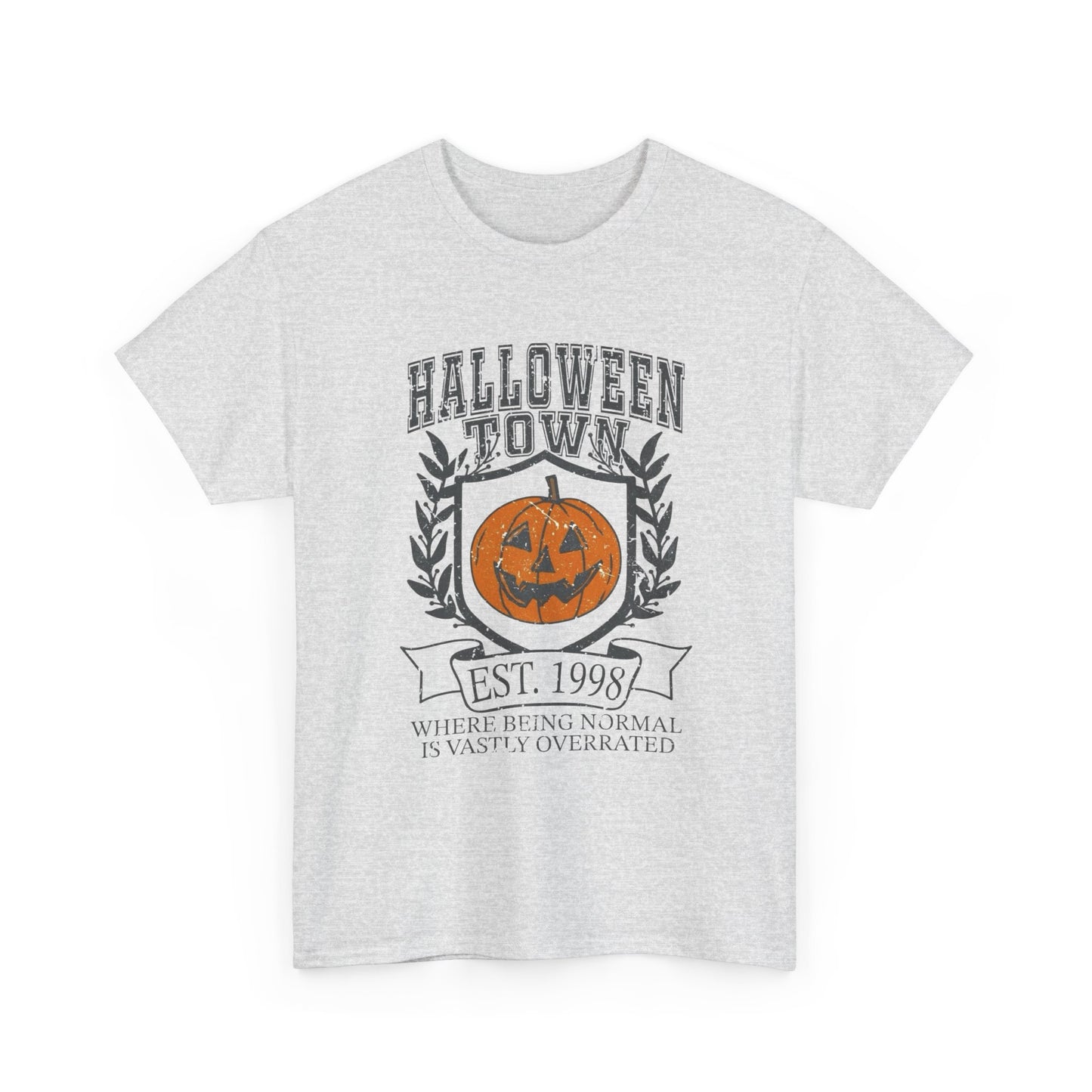 Halloween Town Graphic T Shirt Unisex NEW Heavy Cotton Tee