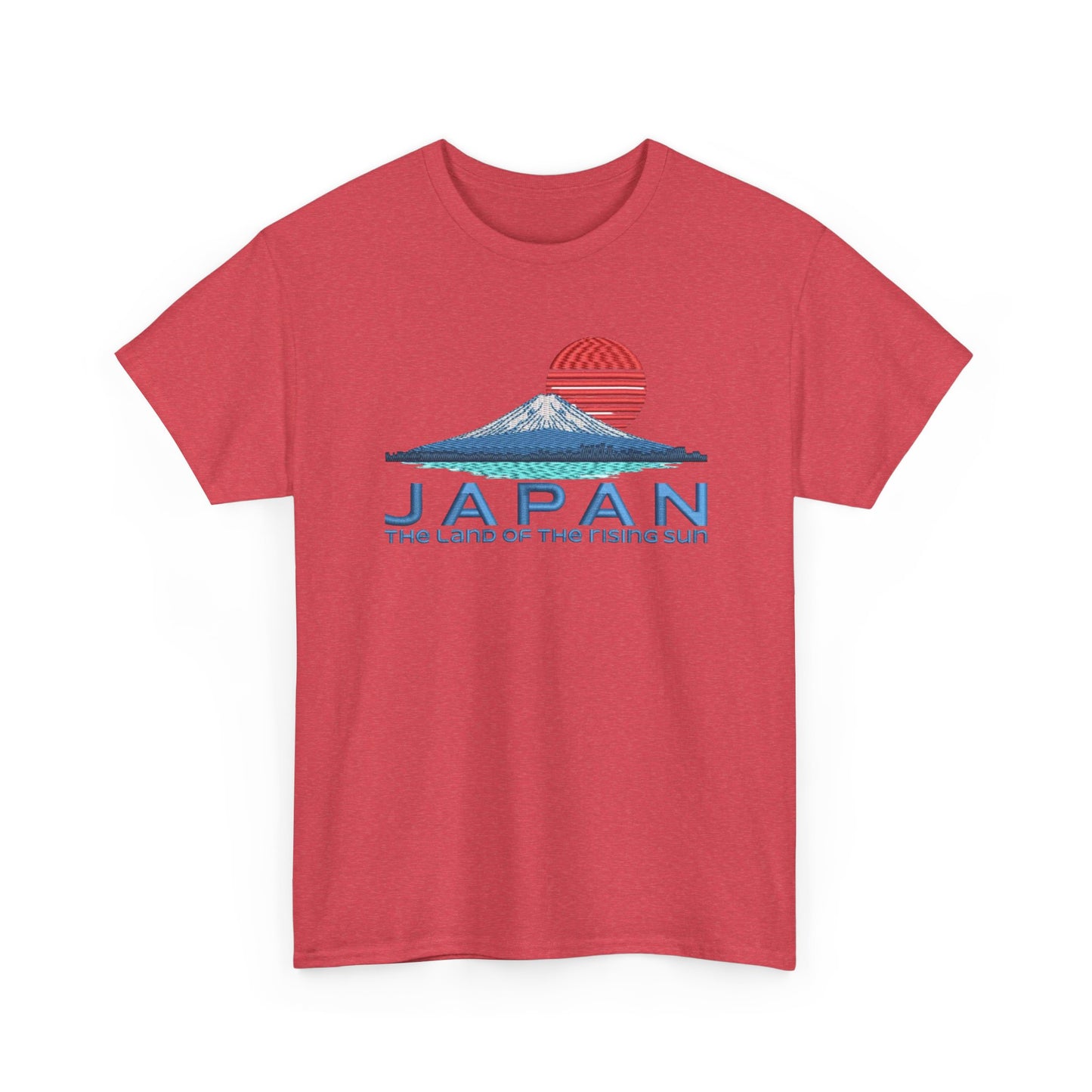 Japan Land Of The Rising Sun Graphic T Shirt NEW Unisex Heavy Cotton Tee