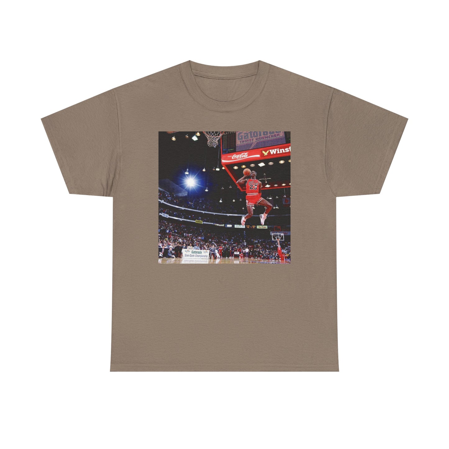 Michael Jordan Graphic T Shirt Retro Dunk Contest Unisex Heavy Cotton Tee