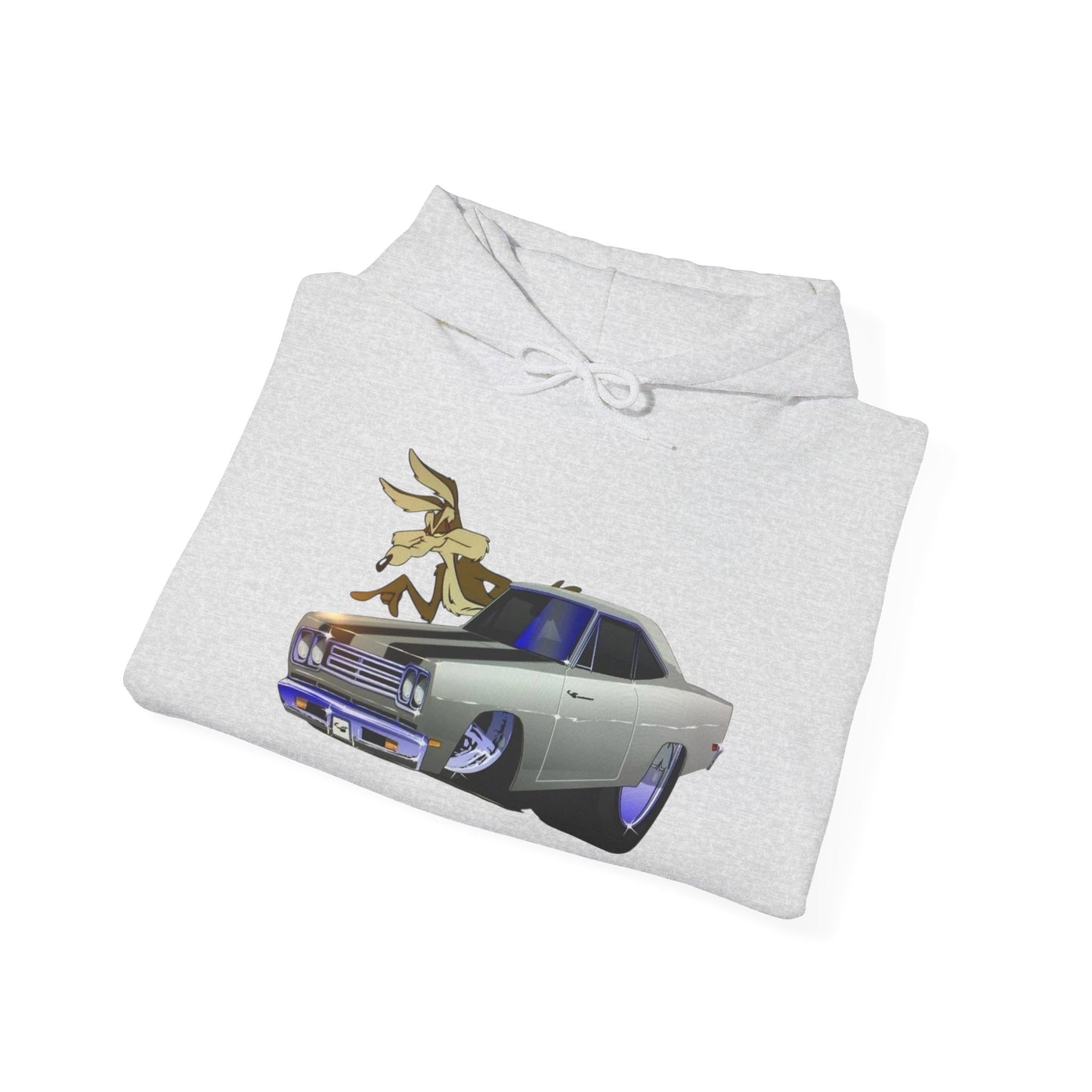 Plymouth Roadrunner Classic Graphic Hoodie NEW Unisex Heavy Hooded Sweatshirt