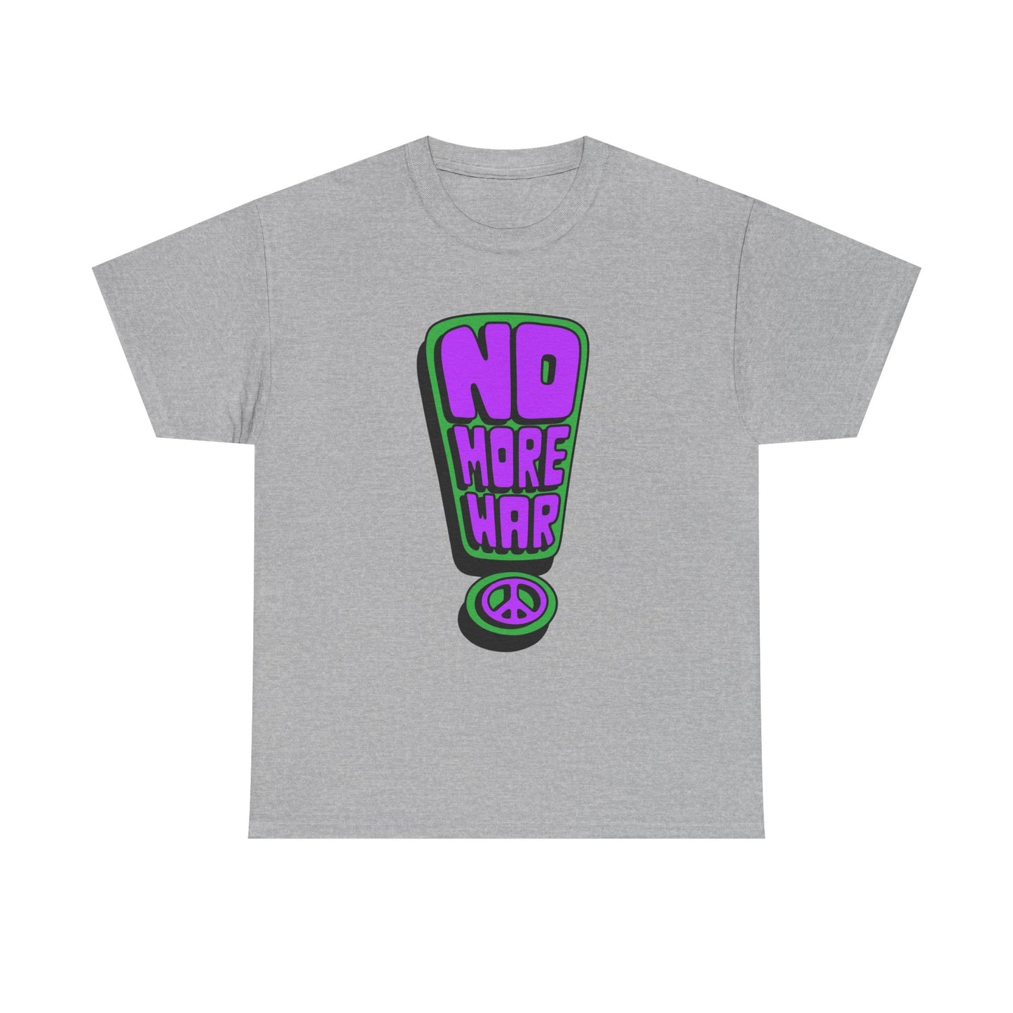 NO MORE WAR Vintage Graphic T-Shirt Unisex Heavy Cotton Tee