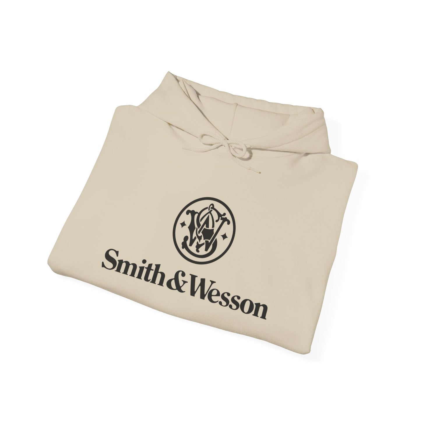 Smith And Wesson Graphic Hoodie Unisex Heavy Blend™ Hooded Sweatshirt