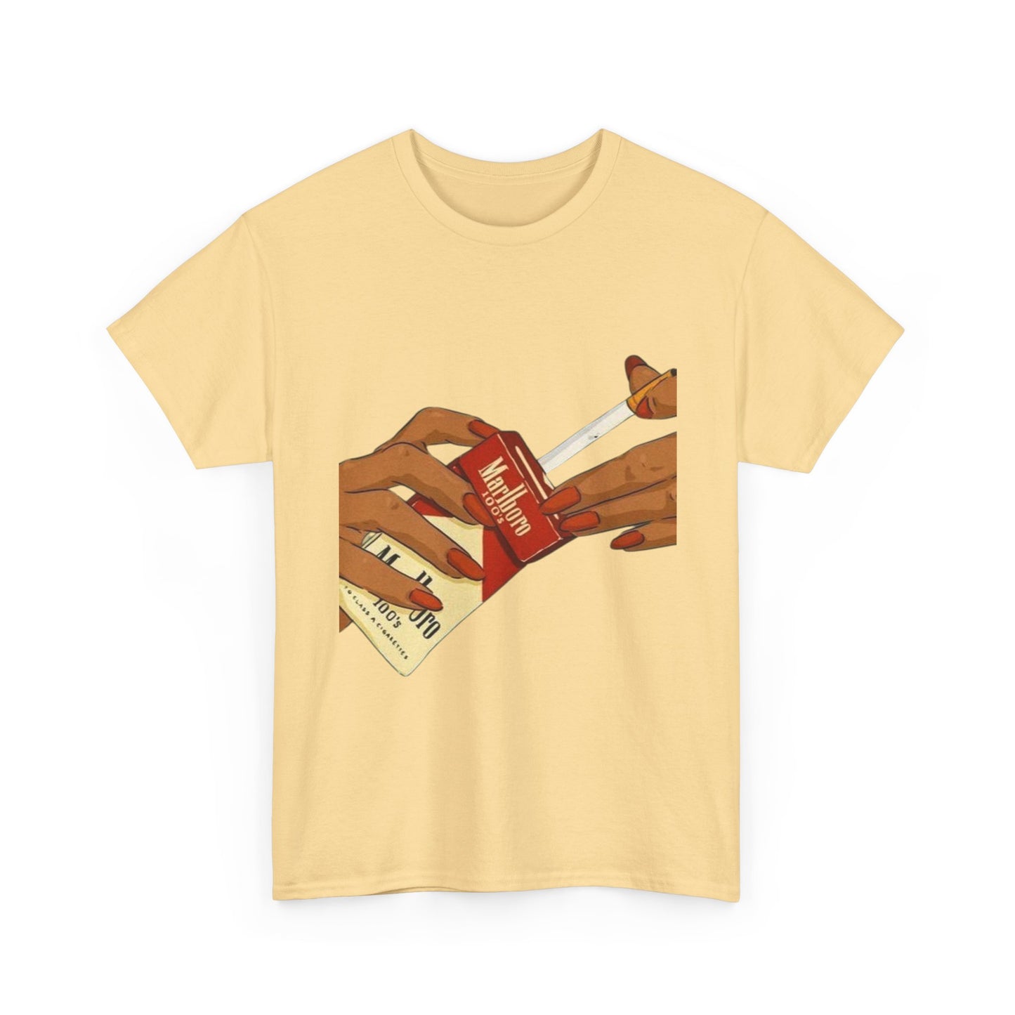 Vintage Cigarettes Graphic T Shirt NEW Adult Unisex Heavy Cotton Tee