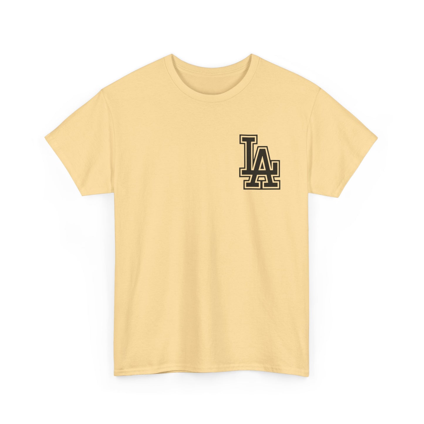 LA Los Angeles Cali Logo Graphic T Shirt S-5XL Unisex Heavy Cotton Tee