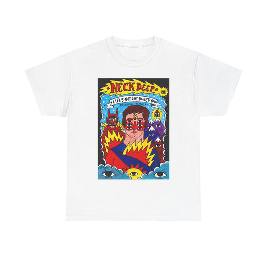 Neck deep T-shirt vintage retro art cover punk Unisex Heavy Cotton Tee