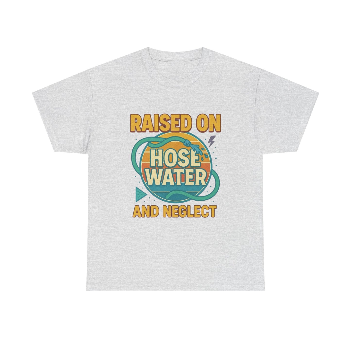 90's Kids Raised On Hose Water Funny Graphic T Shirt NEW Unisex Heavy Cotton Tee