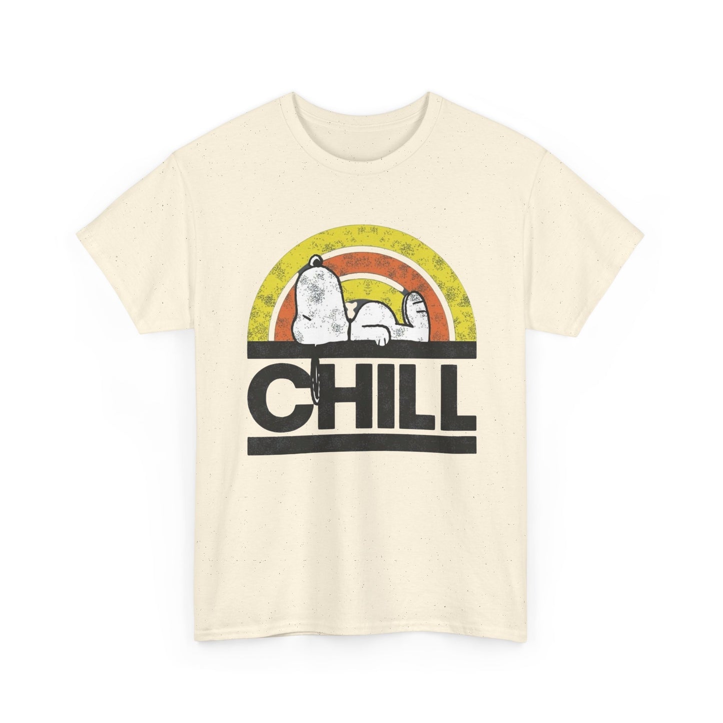 Chill Dog Graphic T Shirt NEW Vintage Unisex Heavy Cotton Tee