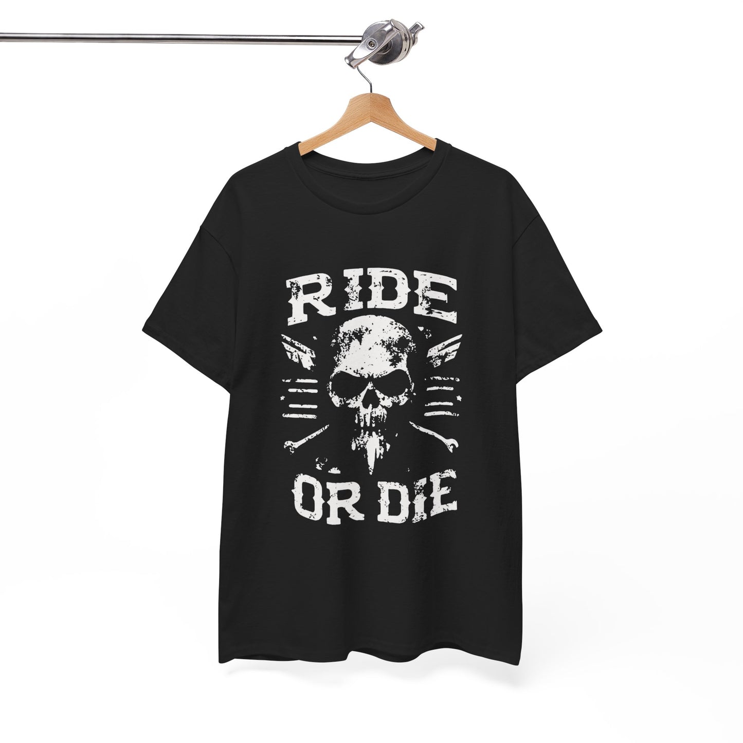Ride Or Die Graphic T Shirt Unisex Heavy Cotton Tee