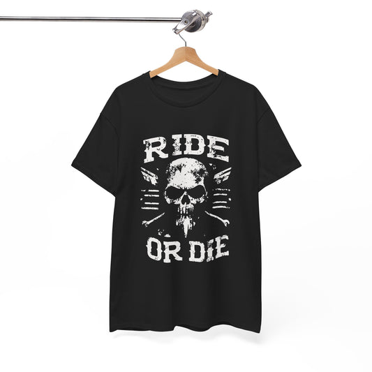 Ride Or Die Graphic T Shirt Unisex Heavy Cotton Tee
