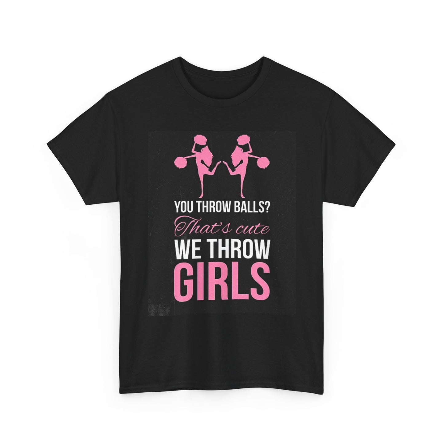 Cheerleading Graphic T Shirt Funny Joke Gift Unisex Heavy Cotton Tee