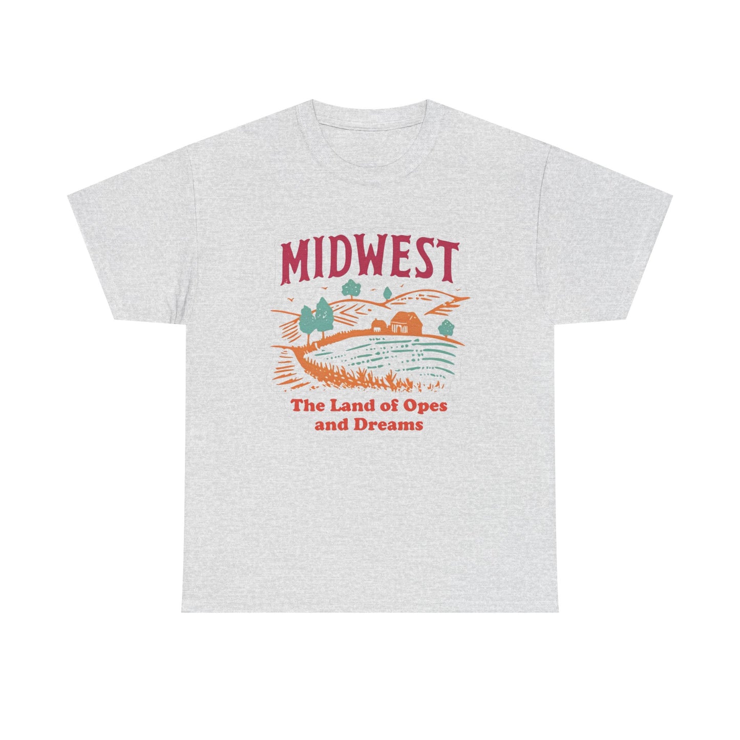 Midwest Land Of Opes And Dreams Graphic T Shirt NEW Adult Tee