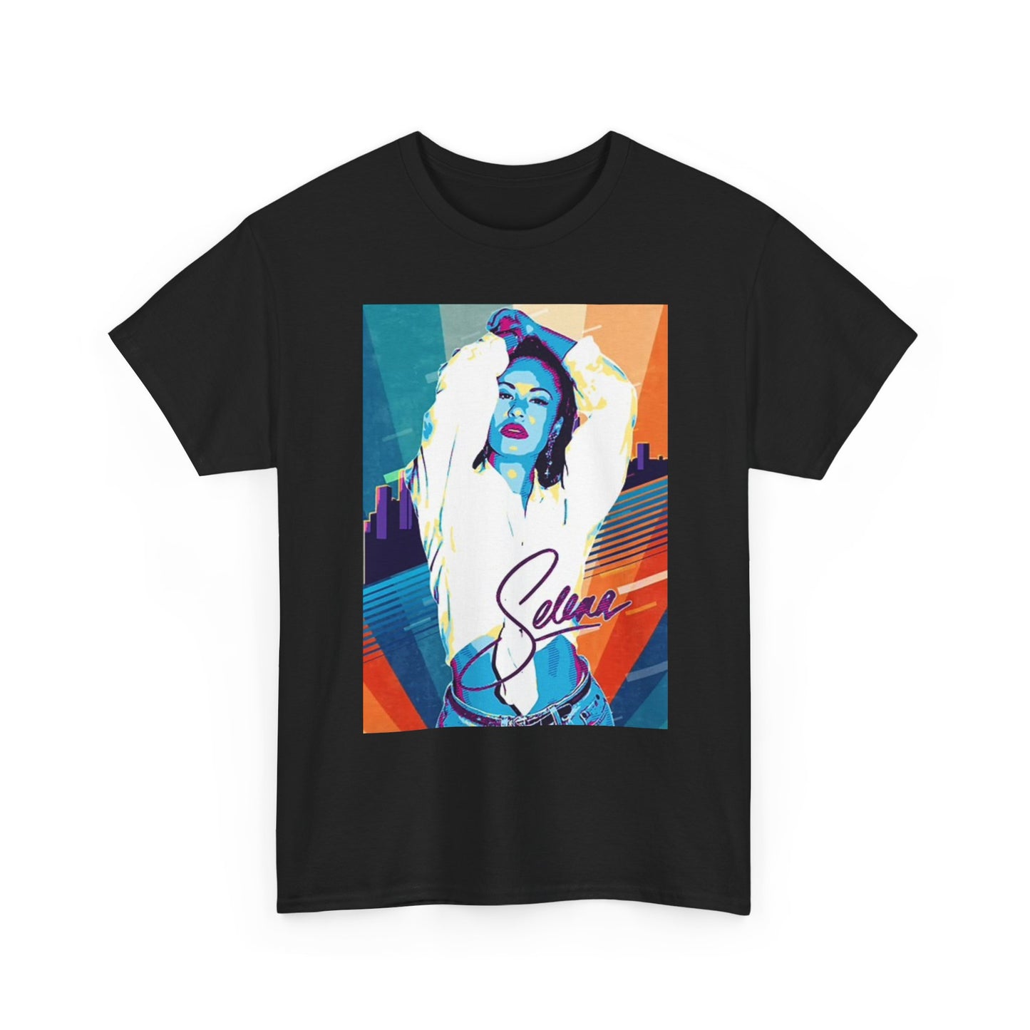 Selena Graphic T Shirt Retro Latina Latin Vintage Unisex Heavy Cotton Tee