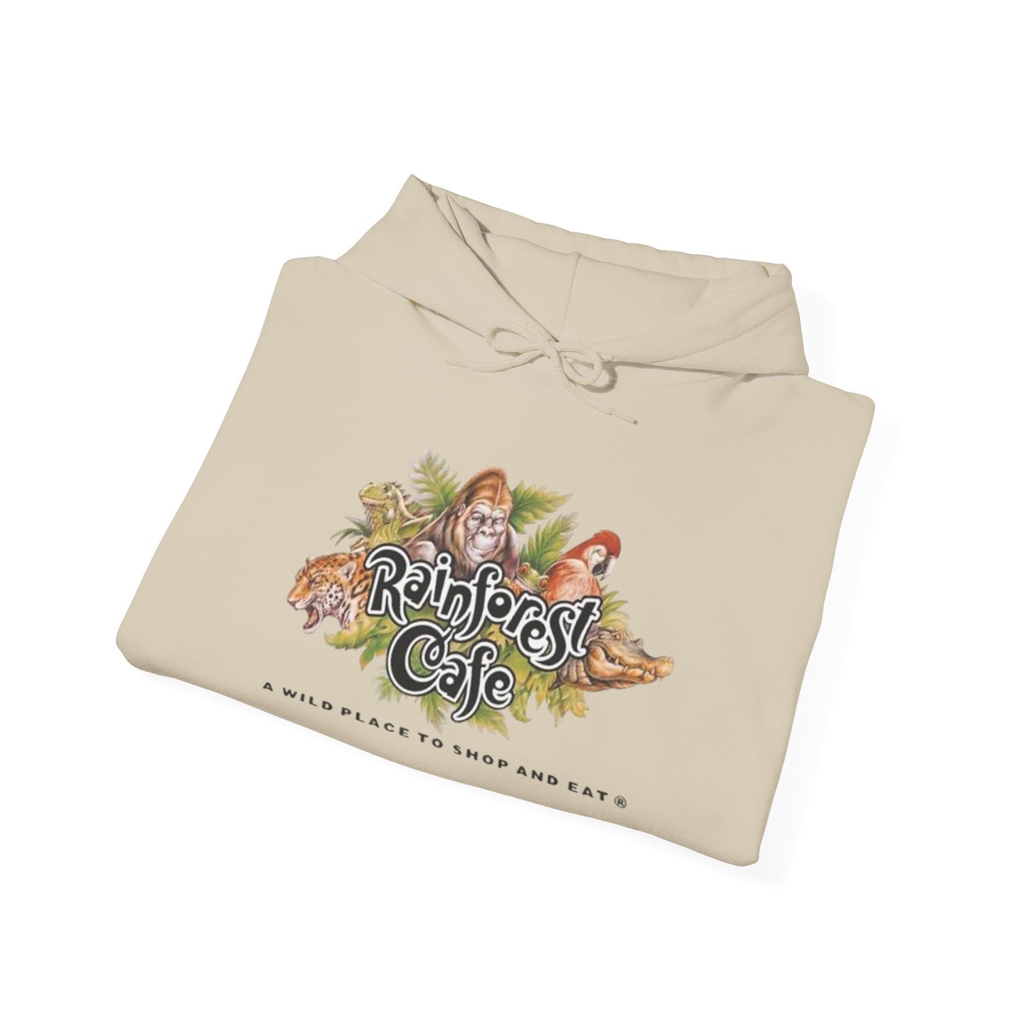 Rainforest Cafe Retro Hoodie Unisex Heavy Blend™ Hooded Sweatshirt