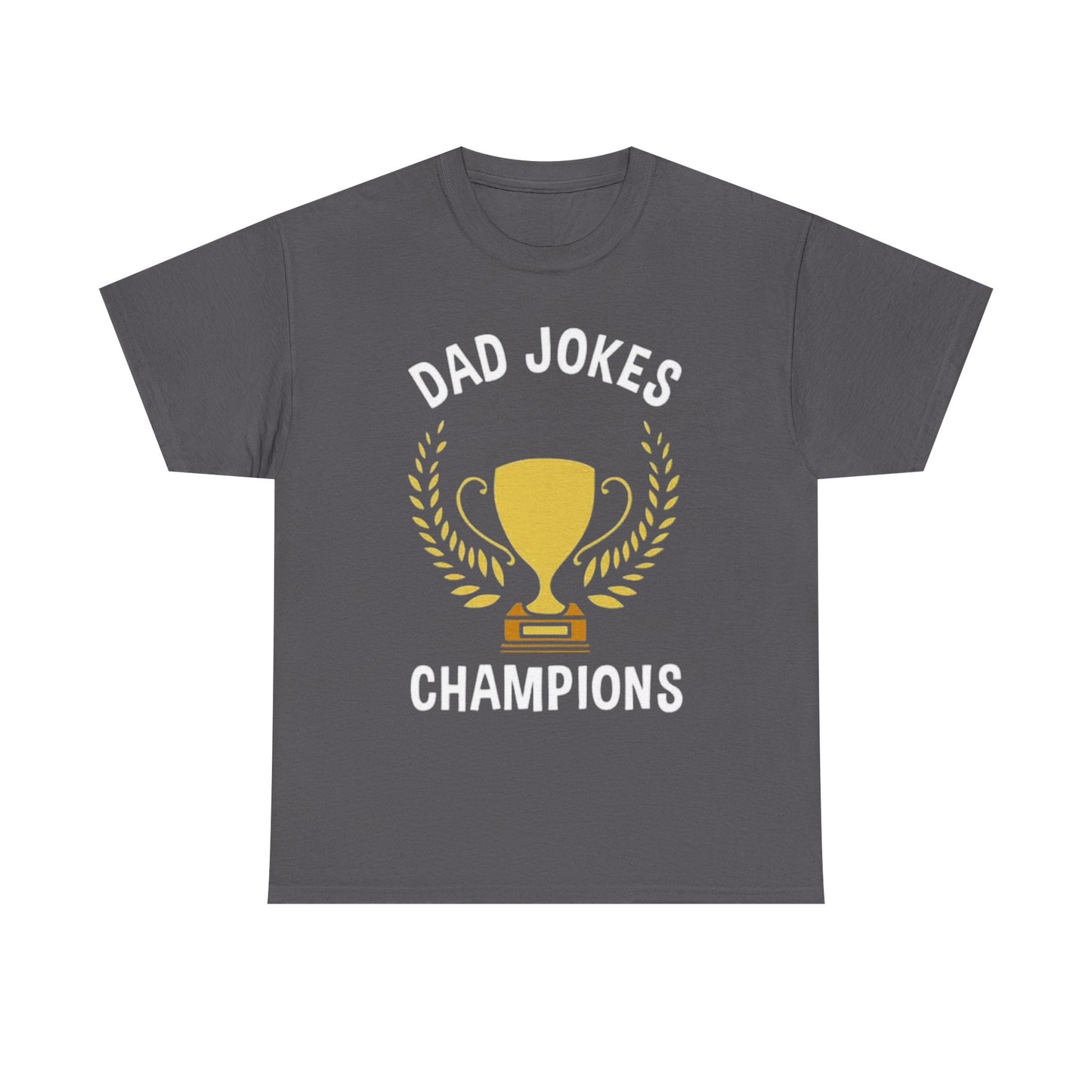 Dad Jokes Champion T SHIRT Retro Funny Jokes GIFT Unisex Heavy Cotton Tee