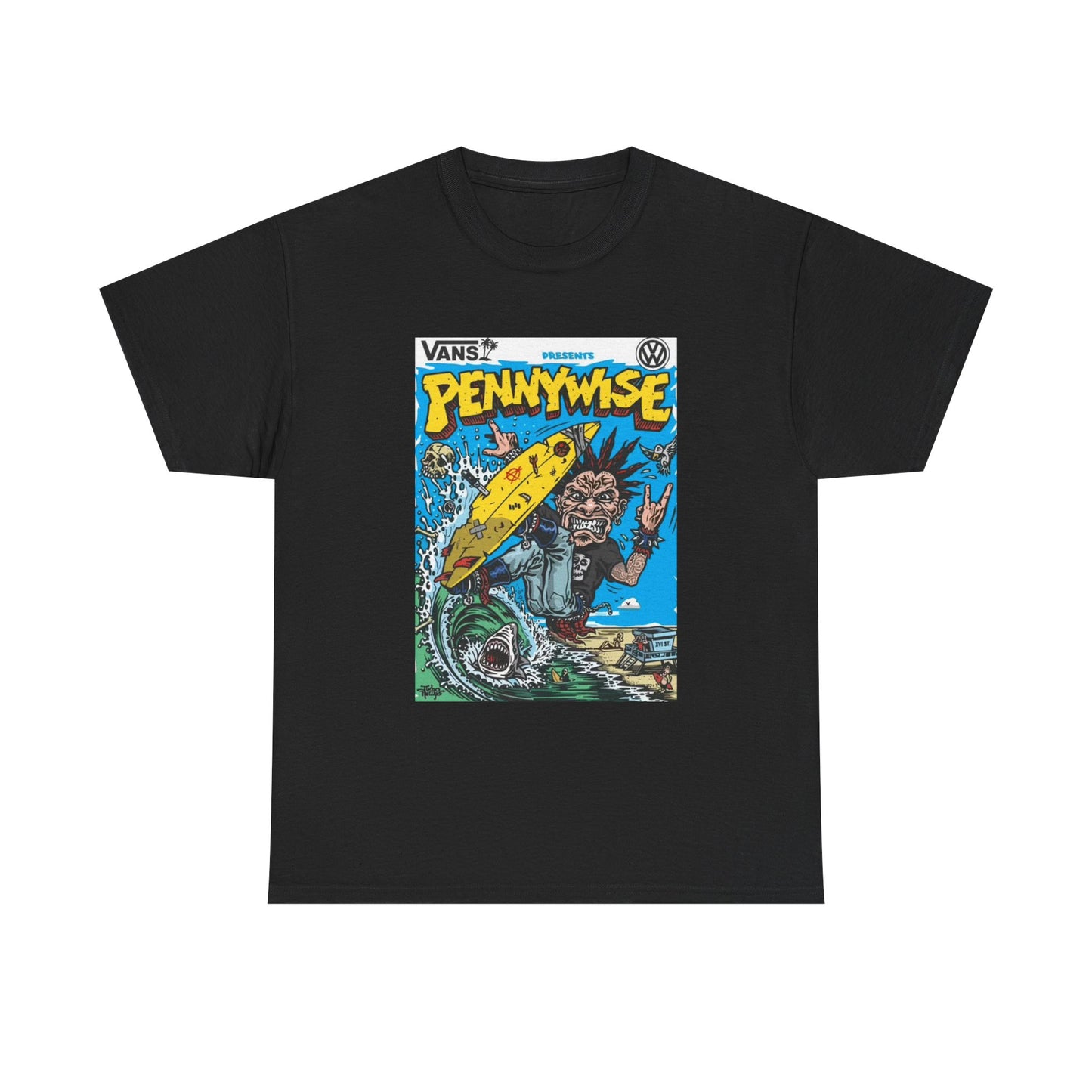 Pennywise T-shirt vintage punk classic rock graffiti graphic Unisex Heavy Cotton