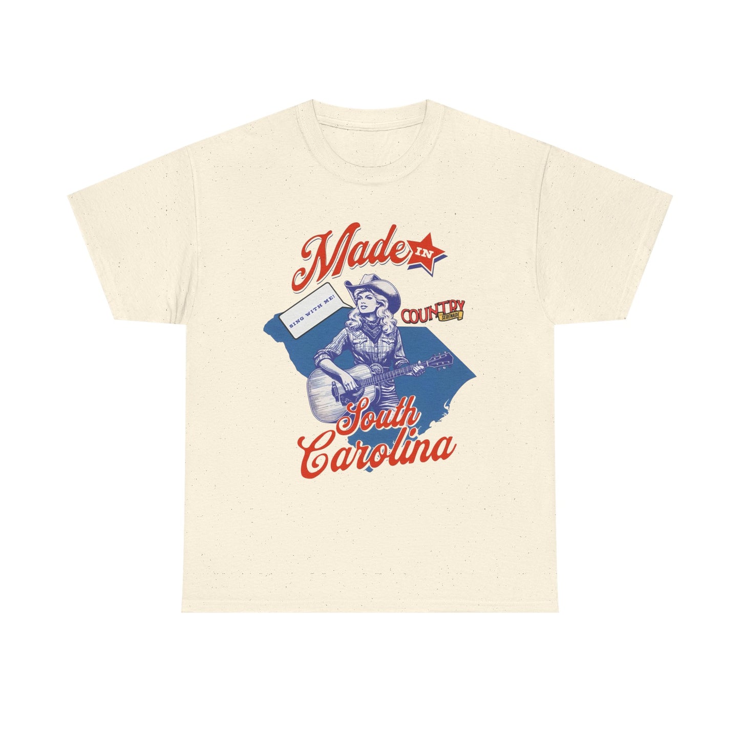 Made In South Carolina Graphic T Shirt Unisex Heavy Cotton Tee Gift