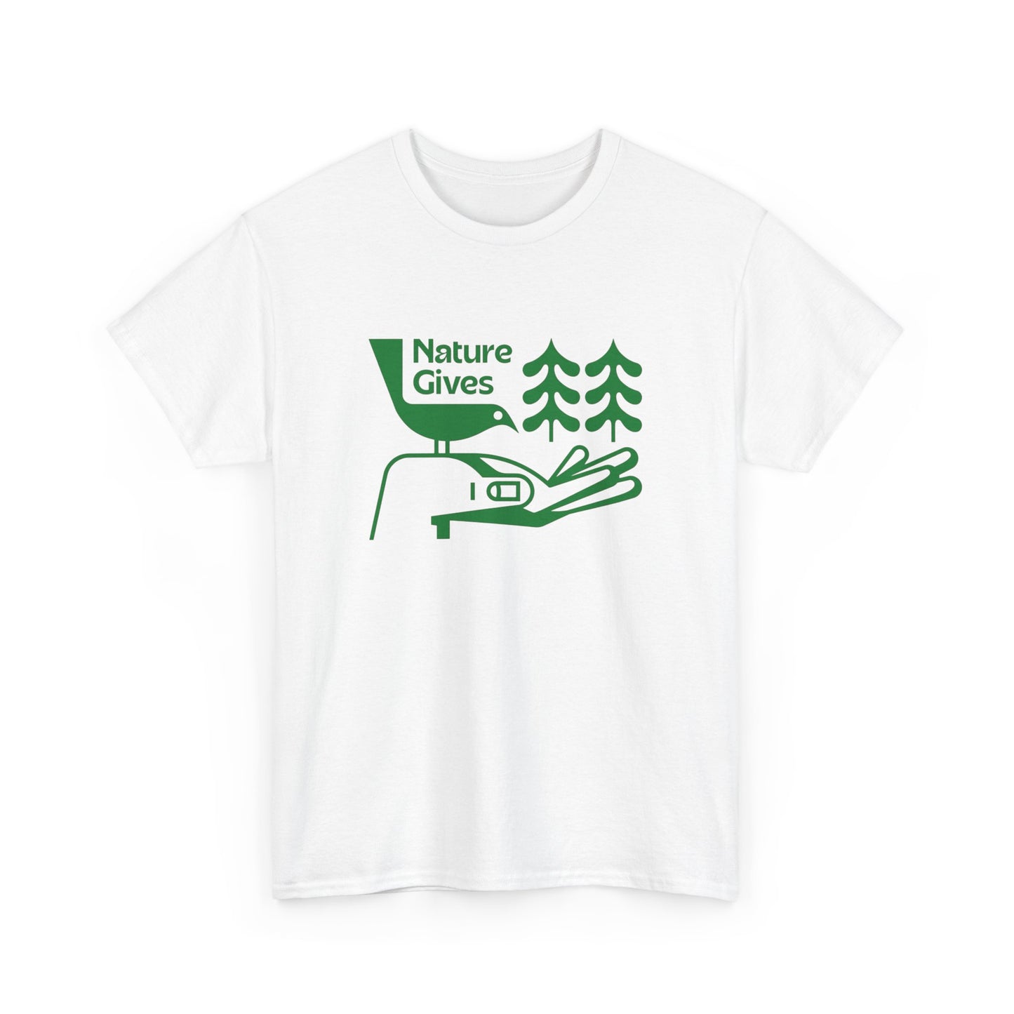 Nature Gives Vintage Graphic T Shirt NEW ADULT TEE Cotton