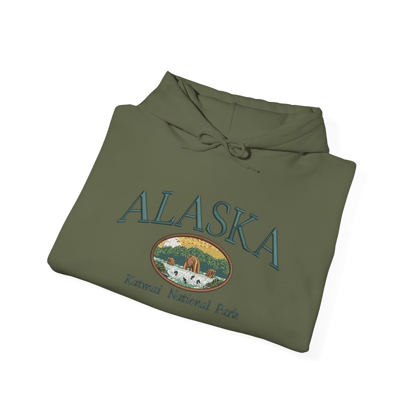 Alaska National Parks Graphic Hoodie Heavy Blend Sweatshirt NEW