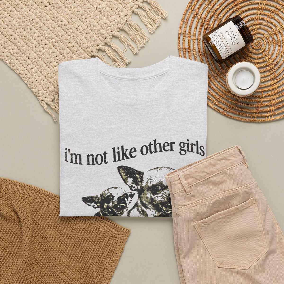 I'm Not Like Other Girls I'm Worse Chihuahua Meme T-Shirt Men's Graphic Tee