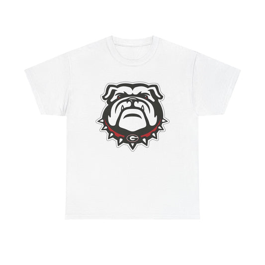 Georgia Bulldogs State Logo BRAND NEW Apparel T Shirt Unisex Unisex Heavy Cotton