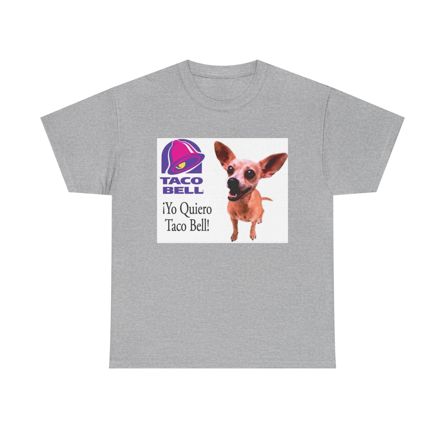 Taco Bell Shirt Funny Retro Logo Mexican Dog 90s Nostalgia Unisex Heavy Cotton