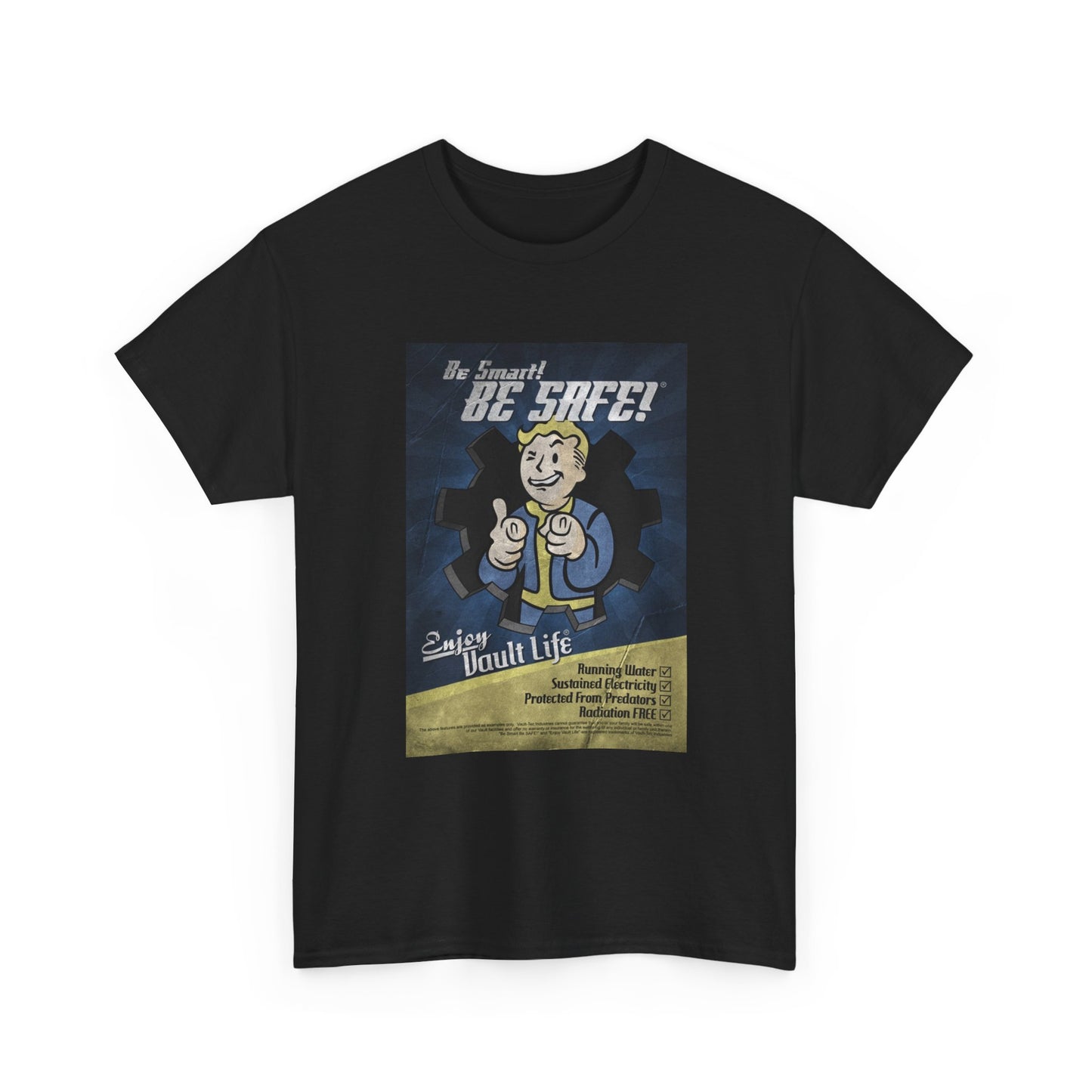 Fallout T-shirt video game show nuclear graphic Amazon Unisex Heavy Cotton Tee