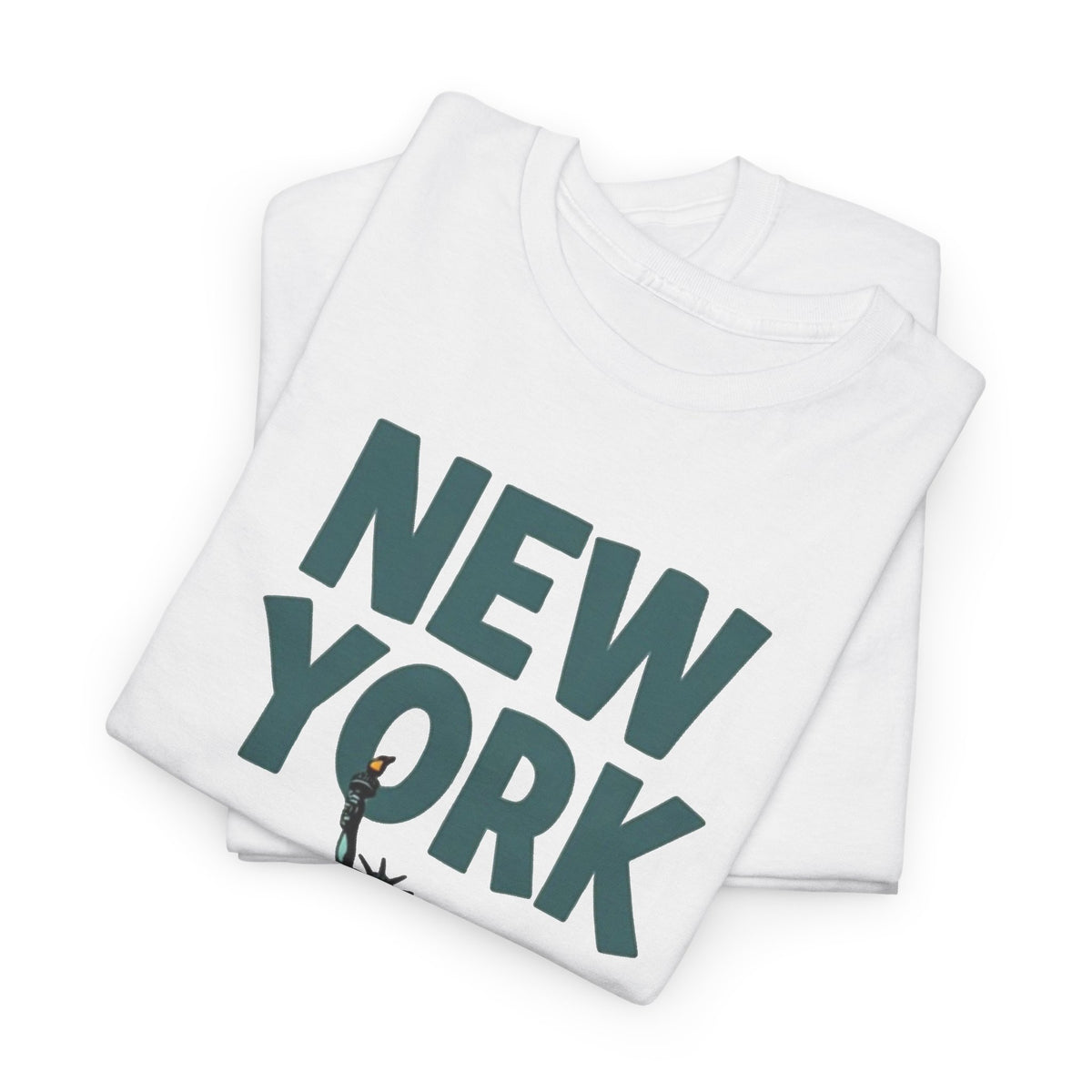 New York City Pizza Graphic T Shirt Men's Retro Heavy Cotton Tee