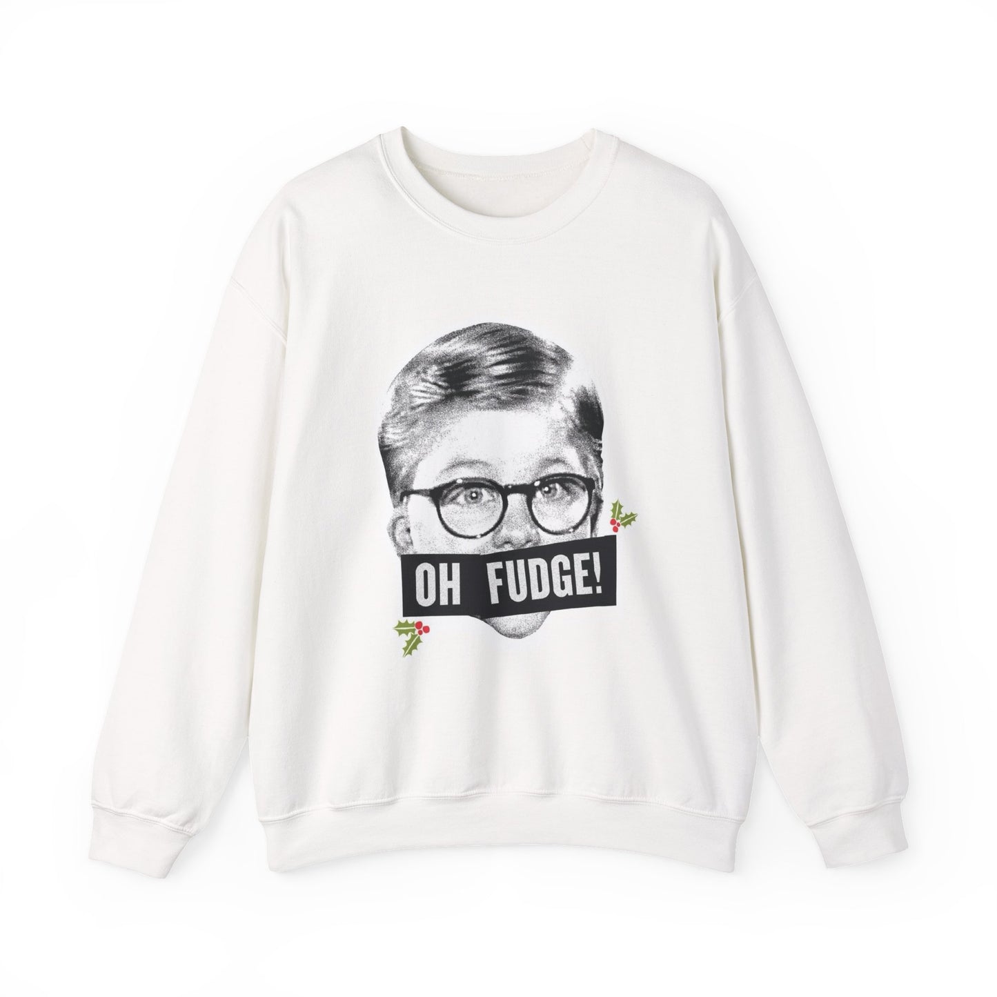A Christmas Story Oh Fudge Funny Sweater NEW Heavy Blend™ Crewneck Sweatshirt