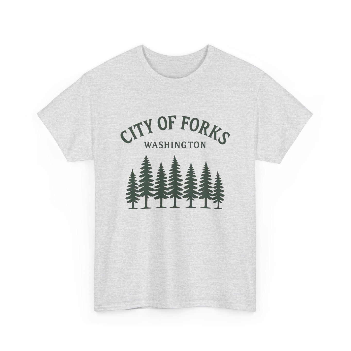 City Of Forks Washington Graphic T Shirt Unisex Heavy Cotton Tee