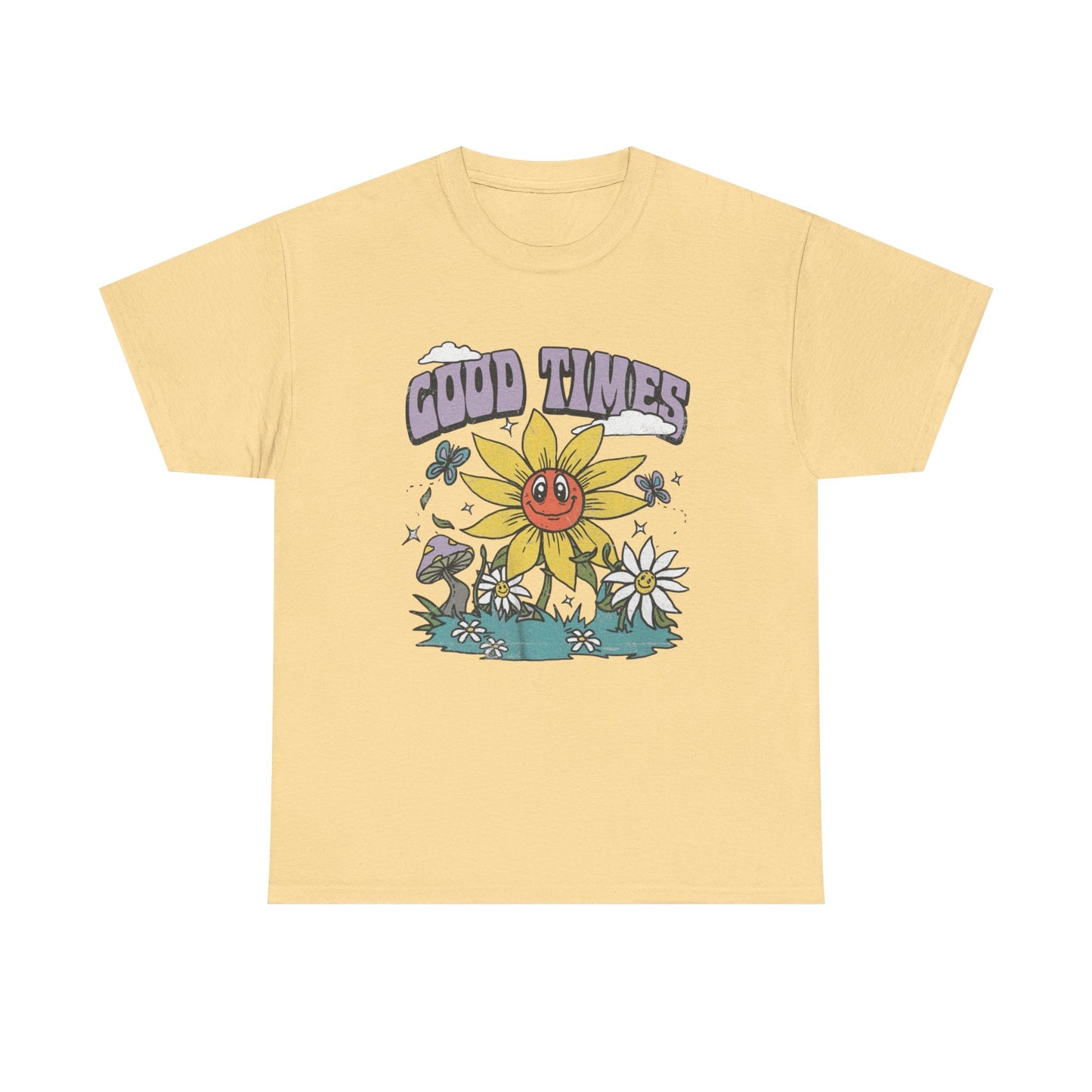 Good Times Graphic T Shirt NEW ADULT Unisex Heavy Cotton Tee