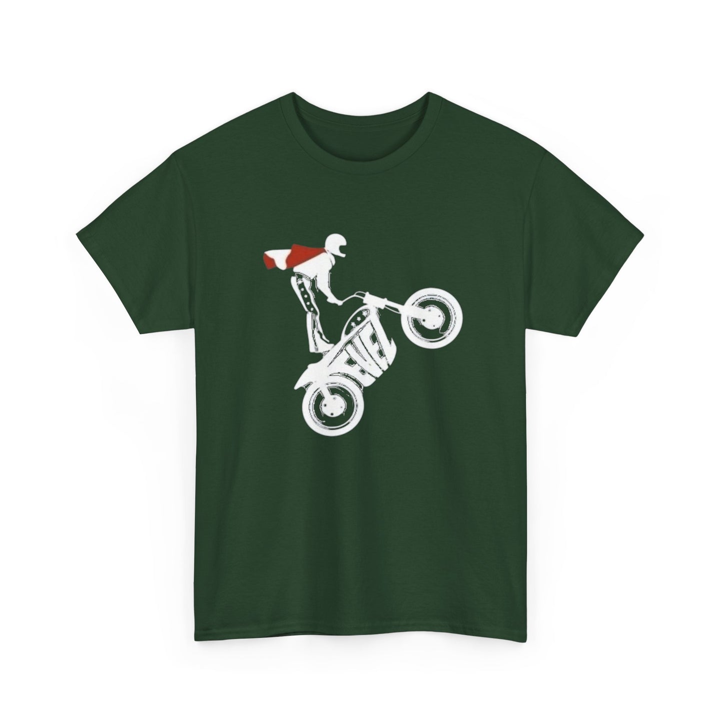 Evel Knievel Retro Graphic T-Shirt Unisex Heavy Cotton Tee GIFT NEW