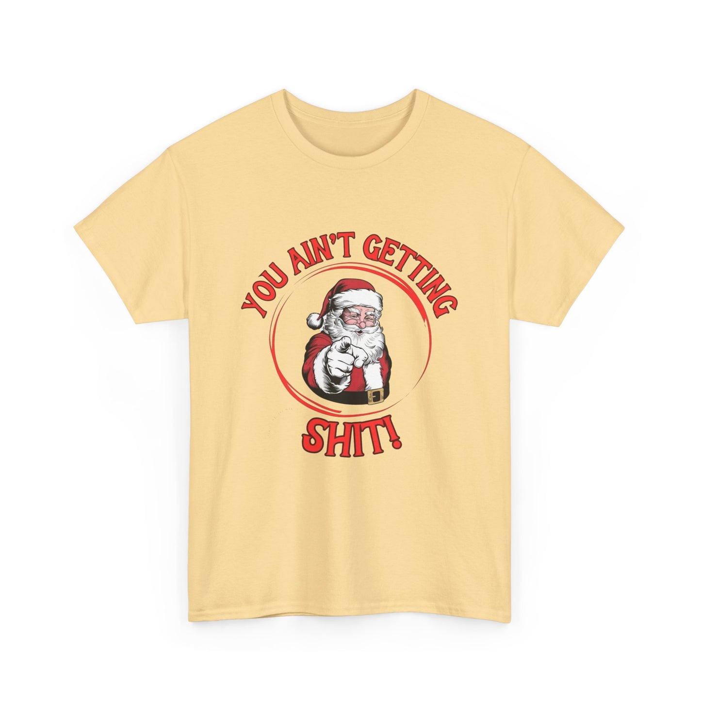Funny Santa Jokes Graphic T Shirt Unisex NEW Heavy Cotton Tee