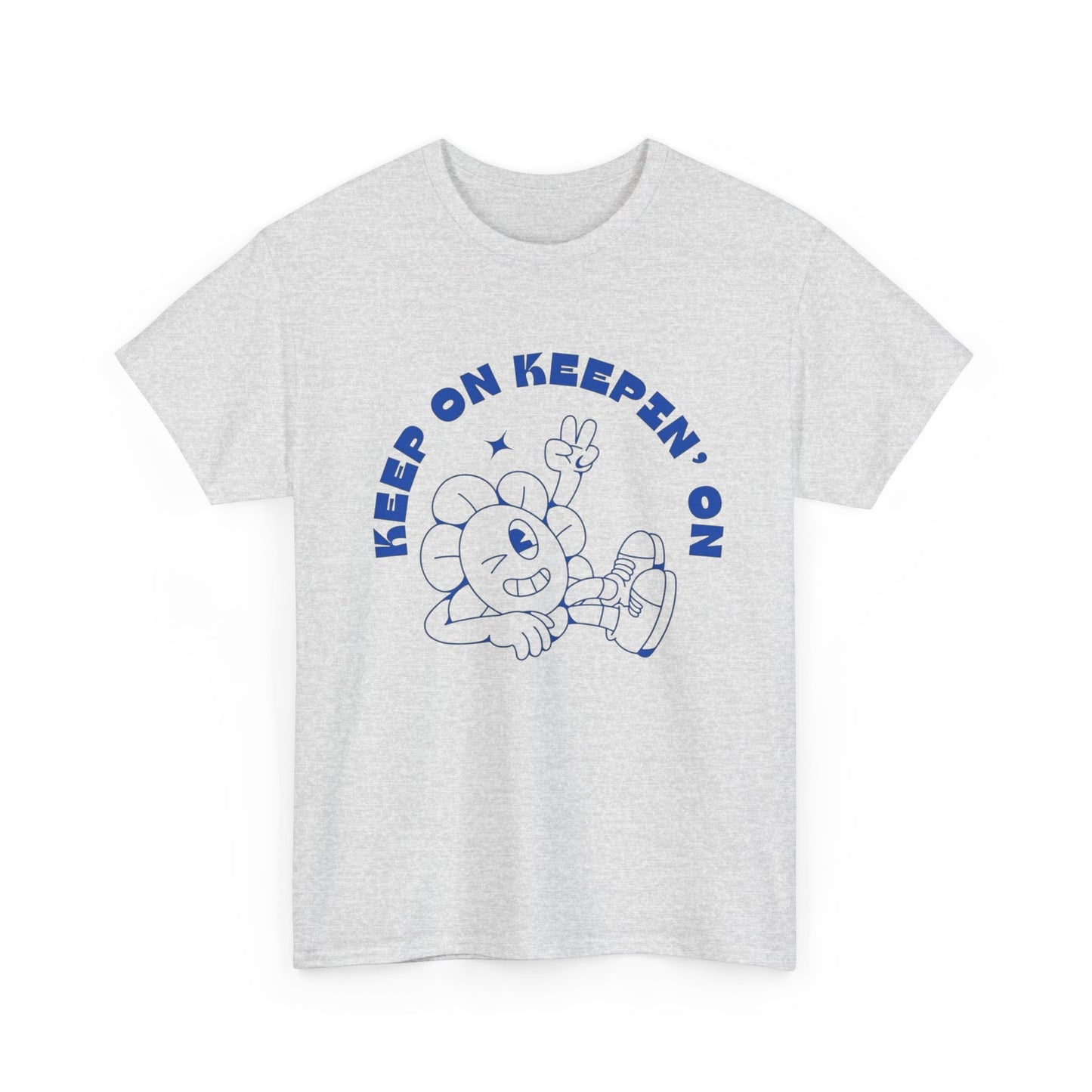 Keep On Truckin On Graphic T Shirt Unisex Heavy Cotton Tee