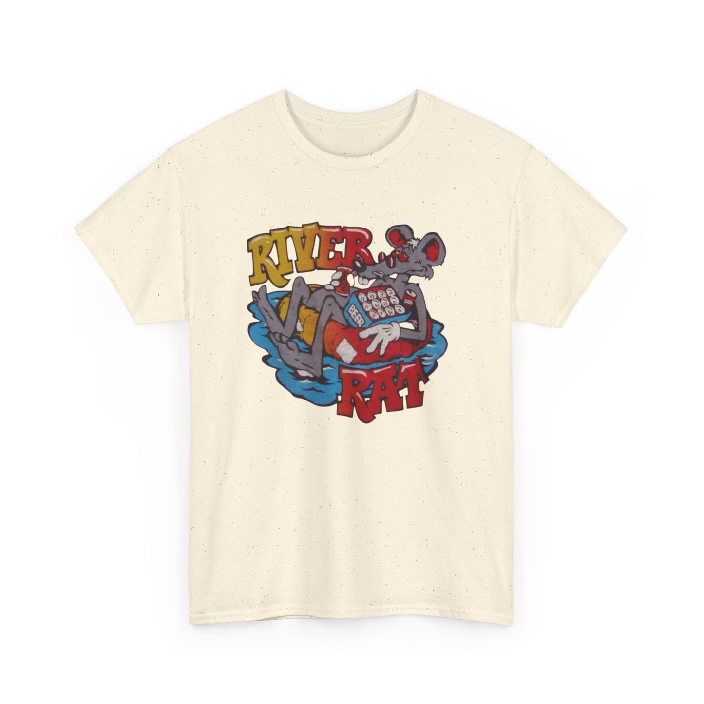 River Rat Vintage Graphic T Shirt S-5XL NEW Unisex Heavy Cotton Tee