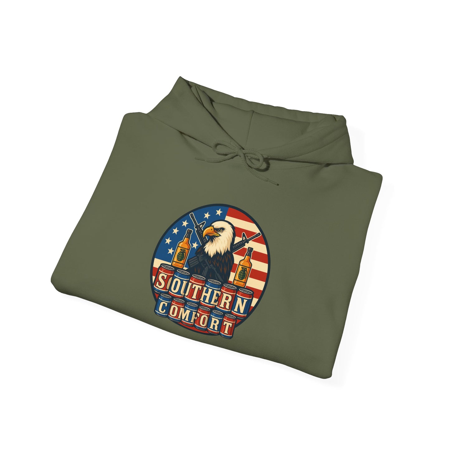 Southern Comfort Hoodie Bald Eagle Unisex Heavy Blend™ Hooded Sweatshirt
