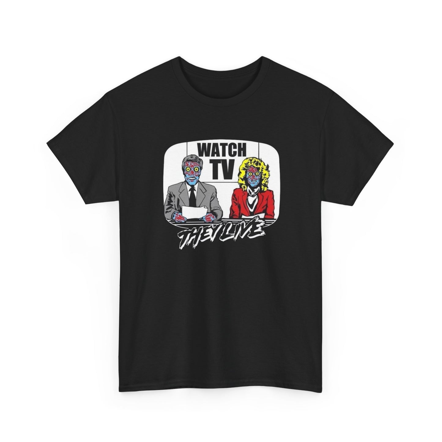 Watch The News Zombies T Shirt S-5XL NEW Unisex Cotton Tee