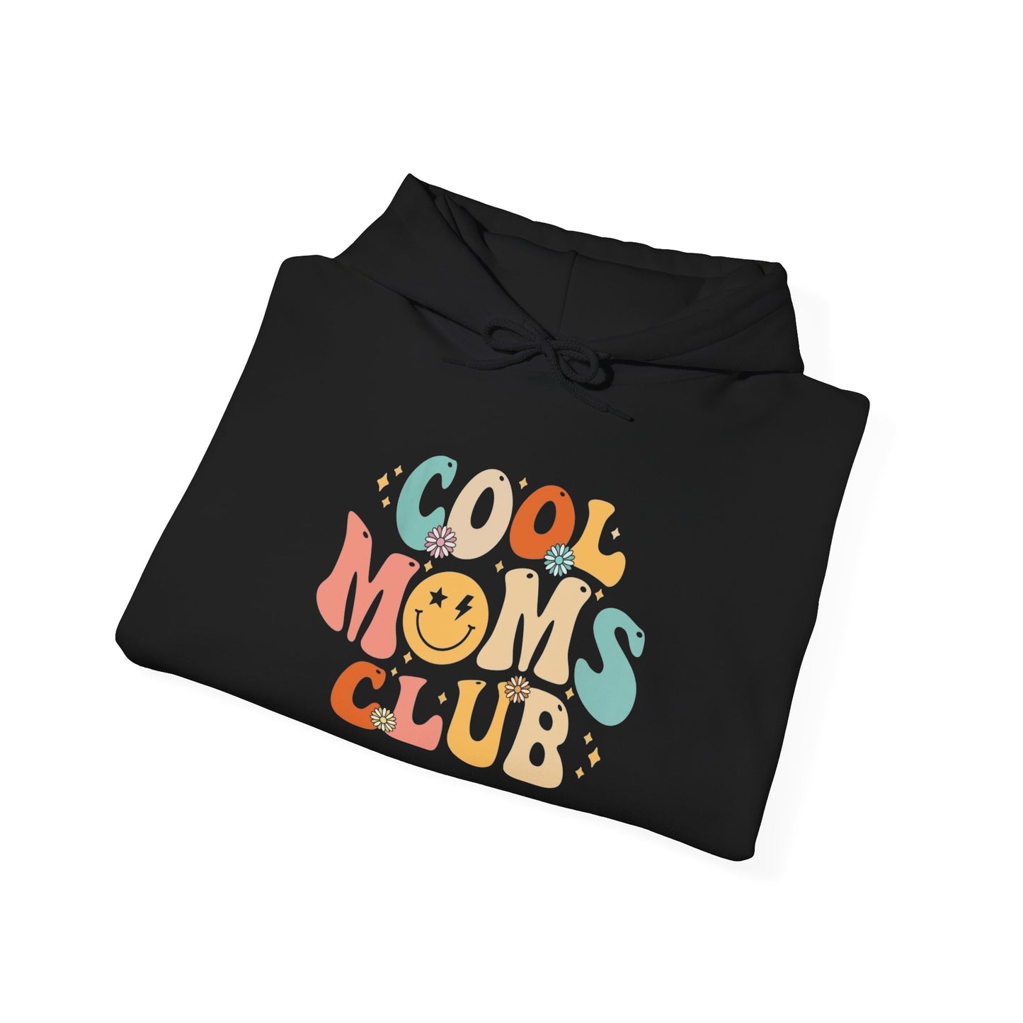 Cool Moms Club Hoodie Retro Unisex Heavy Blend™ Hooded Sweatshirt