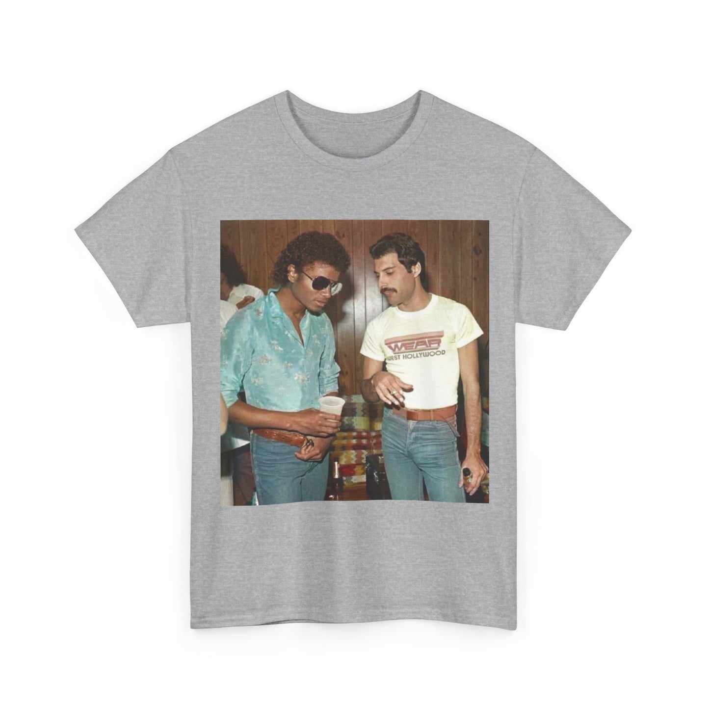 Michael jackson Queen tshirt vintage 80s retro graphic Unisex Heavy Cotton Tee