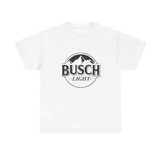 Busch Light Retro Graphic T Shirt Unisex Heavy Cotton Tee NEW