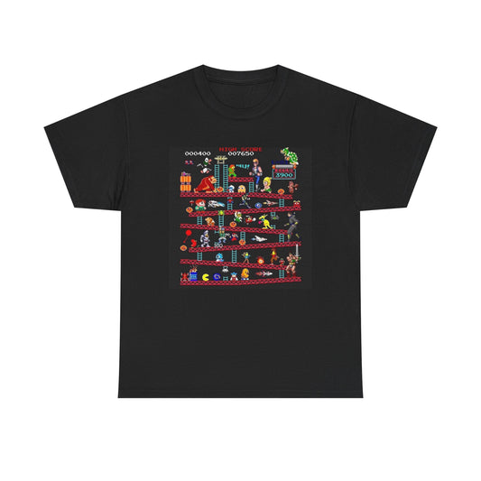Retro Gaming Collection Tshirt Vintage Gamer Console Vibes Unisex Heavy Cotton