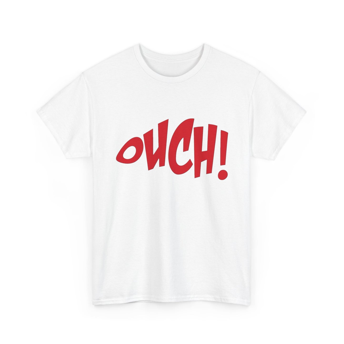 Ouch Graphic T Shirt Unisex Heavy Cotton Tee
